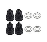 AVFORA Joint Kit Propshaft 4pcs Universal Silicone CV Constant-velocity Dust Cover Joint Boot Drive Shaft Strong Elasticity Cars Tools