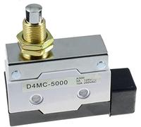 AVFORA Limit Switch Push Button Plunger Micro Limit Switch SPDT 250VAC 10A D4MC-5000 Switches