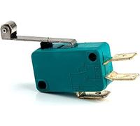 AVFORA Micro Switches Limit Switch 5Pcs Micro Limit Switches 16A 250V 125V NO+NC 6.3mm 3 Pins SPDT Micro Switch 28mm 52mm Arc Roller Lever Touch Switch Microswitch Switches (Color : Kw7-2)