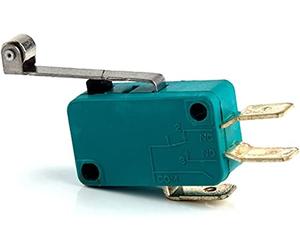 AVFORA Micro Switches Limit Switch 5Pcs Micro Limit Switches 16A 250V 125V NO+NC 6.3mm 3 Pins SPDT Micro Switch 28mm 52mm Arc Roller Lever Touch Switch Microswitch Switches (Color : Kw7-2)