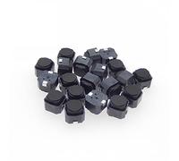 AVFORA Power Switch Button 20/50PCS/lot Tact Touch Micro Switch 6 * 6 * 5 mm Silent Mute Switch 6X6X5 MM SMD 2P Pin Silicone Keypad Push Button Switches Switch (Color : 20pcs, Size : 6x6x5 MM)