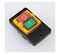 AVFORA Power Switch Button AC 380V 2KW ON/Off 3 Phase Latching Power Motor Drill Saw Cutter Start Stop Switch KAO-5M Switch