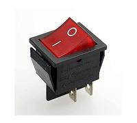 AVFORA Red Light DPST ON/Off Snap in Boat Rocker Switch 15A/250V UL TUV List Switches