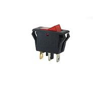 AVFORA Rocker Switch 10pcs Switch 32 * 16 on Off Switch KCD3-102N / A2 Ship Type Rocker Power Switch with Light Triangle Button 3-pin Two Gear Switch
