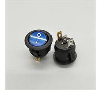 AVFORA Rocker Switch 1pcs 20mm KCD1 Led Switch 10A 12V Light Power Switch Car Button Lights ON/Off 3pin Round Rocker Switch Switch (Color : Onecolor, Size : 12V)