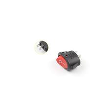 AVFORA Rocker Switch 5 pcs KCD1 25 * 16.5mm Mini Round Boat Rocker Switch 2/3 Pin SPST ON-ON ON-Off ON-Off-ON 6A/250VAC Power Button Switch with Light Switch