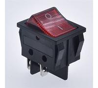 AVFORA Rocker Switch KCD4 Rocker Switch 20A 250V High Current KCD4 22 * 29 Red Rocker Power Switch 4Pin Button Electrical Accessories red Light Switch