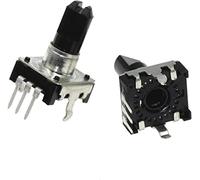 AVFORA Rotary Encoder 100PCS EC12 E12 Audio Encoder / 360 Degree Rotary Encoder Tripod Potentiometer