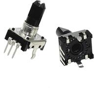 AVFORA Rotary Encoder 5PCS EC12 E12 Audio Encoder / 360 Degree Rotary Encoder Tripod Potentiometer