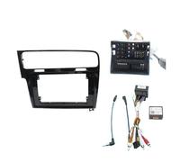 AVFORA Stereo Radio CD Panel Trim Car Radio Fascias Panel Dashboard Frame Installation GPS Android Multimedia Player Cable With Canbus For VW For GOLF 7 2013