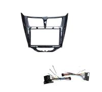 AVFORA Stereo Radio CD Panel Trim For Hyundai For VERNA 2011-2016 9 10.1INCH Car Android Frame Kit Panel Center Fascia Cable Video 2 Din Adapter Navigation