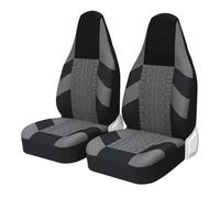 Avfpra Auto Seat Covers For Fiat For Ducato 230 Heavy Duty Car Seat Covers Universal Fit Most Vans/Trucks,Bucket Front&2+1 Rear Cover(2PCS GRAY)