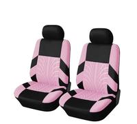 Avfpra Auto Seat Covers Front Car Seat Cover Universal Auto Protector 2Pieces(Pink front covers)