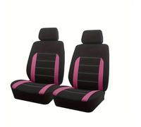 Avfpra Auto Seat Covers Polyester Universal Size 2 Front Seat Covers For Most Car SUV Truck Van Accessories Interior(Pink)