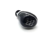 Avfpra Car Gear Shift Knob for Focus 2 MK2 FL MK3 MK4 MK7 for Galaxy for Fiesta Silver Black Gear Shift Knob 5 Gear 6 Speed Manual Car Gear Knob(Black 6speed)