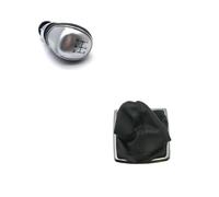 Avfpra Car Gear Shift Knob for Focus 2 MK2 FL MK3 MK4 MK7 for Galaxy for Fiesta Silver Black Gear Shift Knob 5 Gear 6 Speed Manual Car Gear Knob(Silver Small 5speed)