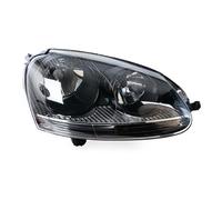 Avfpra Daytime Running Light For VW For Jetta For Sagitar MK5 2006-2011 6 Pins Head Lamp White Black Front Bumper Head Light Car Accessories Headlights Assembly(Black 1 Right)