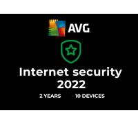 AVG Internet Security 2022 2 Years 10 Devices Key - GLOBAL