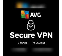 AVG Secure VPN 2 Years 10 Devices Key - ROW