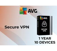 AVG Secure VPN Key (1 Year / 10 Devices) - GLOBAL