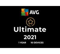AVG Ultimate 2021 10 Devices 1 Year Key - GLOBAL