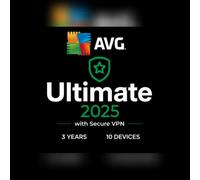 AVG Ultimate 2025 with Secure VPN (3 Years \/ 10 Devices) Key - GLOBAL