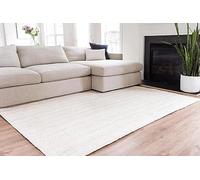 Avgari Creation RUG Jute Natural Hand Braided Rug Rectangle White Handmade Natural Fiber Area Carpet Kitchen, Hallway Rugs For Living-60x90 CM