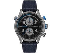 AVI-8 Hawker Hunter Duke Chronograph AV-4080-02 - Man - 44 mm - Analogue - Quartz - Mineral Glass Black 22 mm