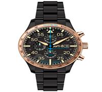 AVI-8 Hawker Hurricane 90th Anniversary Chronograph AV-4130-11 - Man - 45 mm - Quartz - Mineral Glass Black 22 mm