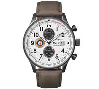 AVI-8 Hawker Hurricane AV-4011-0B - Man - 42 mm - Analogue - Quartz - Mineral Glass White 42 mm