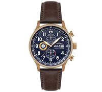 AVI-8 Hawker Hurricane AV-4011-0O - Man - 42 mm - Analogue - Quartz - Mineral Glass Blue 22 mm