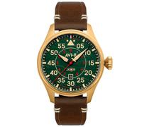 AVI-8 Hawker Hurricane AV-4097-04 - Man - 46 mm - Analogue - Automatic - Mineral Glass Green 22 mm