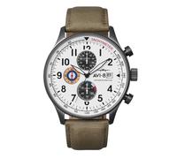 AVI-8 Hawker Hurricane Chronograph White Dial Quartz Men's Watch AV-4011-0B