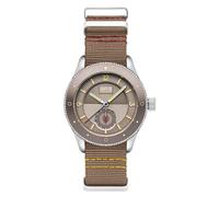 AVI-8 Men's 40mm Flyboy Airmaster Sector Meca-Quartz Silver Feather Grey Watch with Nylon Strap AV-4112-03