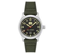 AVI-8 Men's 42mm Flyboy Engineer Automatic Imperial War Museums Fieldmaster Edition Ashen Flight Watch with Canvas Strap AV-4161-01