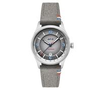AVI-8 Men's 42mm Flyboy Lafayette Automatic 110th Anniversary Limited Edition Haze Glide Watch with Leather Strap AV-4153-03