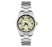 AVI-8 Men's 42mm Spitfire Type 300 Automatic Pilot Panel Watch with Solid Stainless Steel Bracelet AV-4147-33