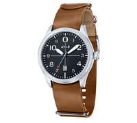 AVI-8 Men's 43mm Flyboy Watch with Leather Strap AV-4028-09