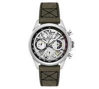 AVI-8 Men's 44mm Hawker Harrier Matador Chronograph Storm Grey Watch with Leather Strap AV-4125-01