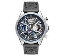 AVI-8 Mens 45mm Hawker Harrier Matador Chronograph Japanese Quartz Pilot Watch with Genuine Leather Strap AV-4065 / AV-4025