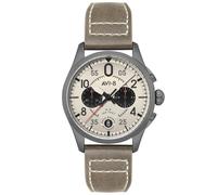 AVI-8 Spitfire Lock Chronograph AV-4089-06 - Man - 42 mm - Analogue - Quartz - Mineral Glass Champagne 22 mm
