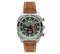 AVI-8 Watch Hawker Hunter Atlas Dual Time Chronograph | Genuine Leather Strap
