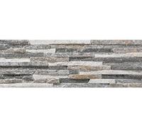 Avi Split Face Tile | Wall Grey Brick Effect Tile | Porcelain Matt Finish | 170 x 520