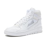 Avia 821 High Top Sneakers for Men, Indoor or Outdoor Mens Basketball Shoes - White, 9 Medium
