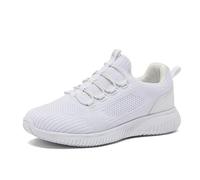 Avia Air Slip On Shoes for Women - Casual Comfortable Athletic Tennis Walking Sneakers for Women with Memory Foam - White, 9 Wide