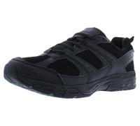 Avia Avi-Verge Mens Sneakers - Cross Trainer Mens Tennis Shoes, Pickleball or Walking Shoes for Men, Medium or Extra Wide Width Court Shoes Size 7 to 16, Core Black/Black, 9.5 Wide