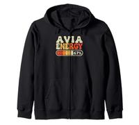 AVIA Energy 67 Percent Retro Graphic for Mothers Day Zip Hoodie