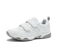 Avia Men's Avi-Union II Strap Food Service Shoe, White/Chrome Silver, 12 Wide US