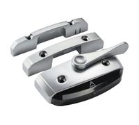 Avia Smart Sash Fastener. Alerts Your iPhone or Apple Watch When Window is Opened or Closed. Use Siri to Check Status. Easy to Install. (Satin Chrome)