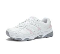 Avia Women's Avi-verge Sneaker, Bright White Pink/Silver/Steel Grey, 6 UK